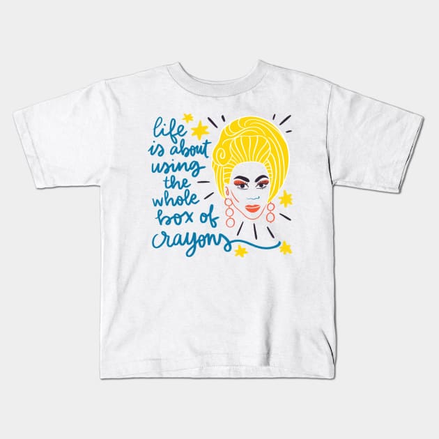 Rupaul quote Kids T-Shirt by Awesome quotes